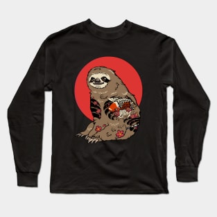 Yakuza Sloth Long Sleeve T-Shirt